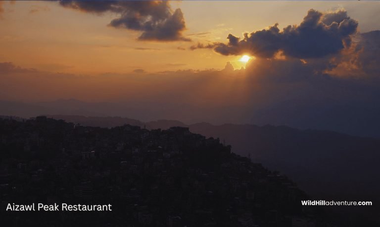 Skywalk cafe in Aizawl