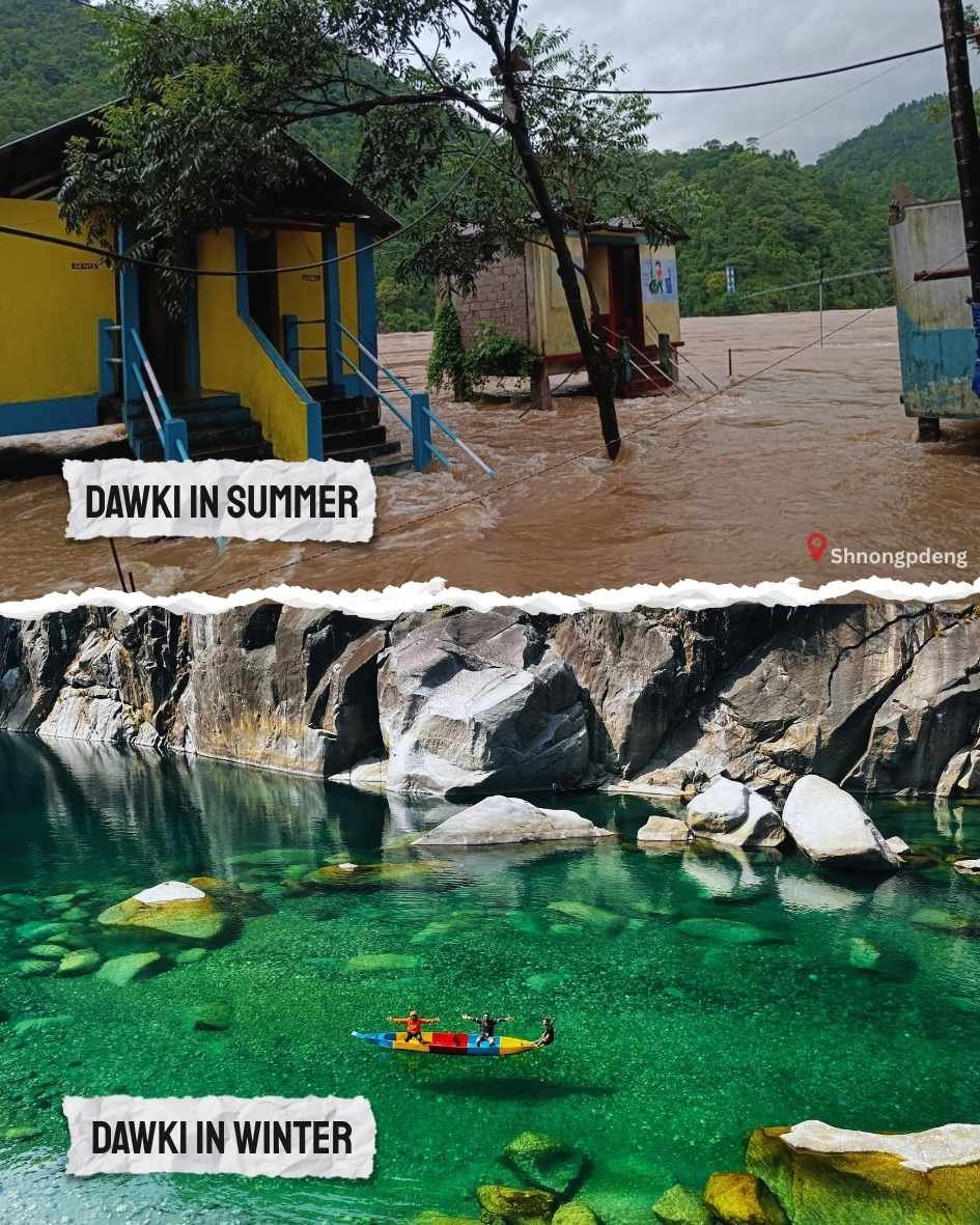 Wild Hill Adventure Dawki Monsoon vs winter