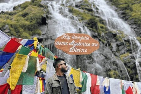 Holy Water Falls Tawang (Chumi Gyatsel)