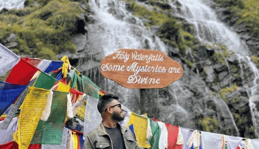 Holy Water Falls Tawang (Chumi Gyatsel)
