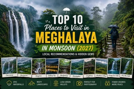 Top 10 Places to Visit in Meghalaya in Monsoon
