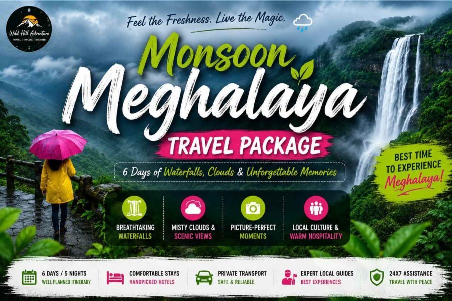 Monsoon Meghalaya Travel Package
